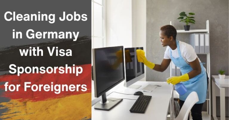 Cleaning Jobs in Germany with Visa Sponsorship for Foreigners